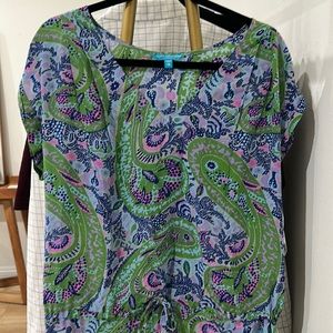 Paisley print dress!